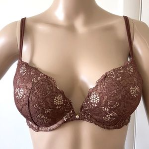 Victoria’s Secret Very Sexy Pushup Lace Bra - 34C push-up Brown